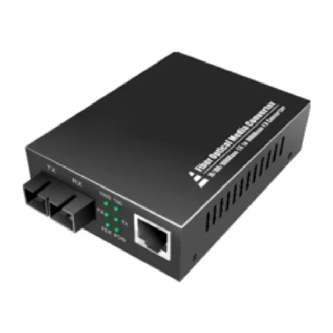 Enson ENS-MC100SC convertidor de red 1000 Mbit/s Multimodo, Modo único Negro