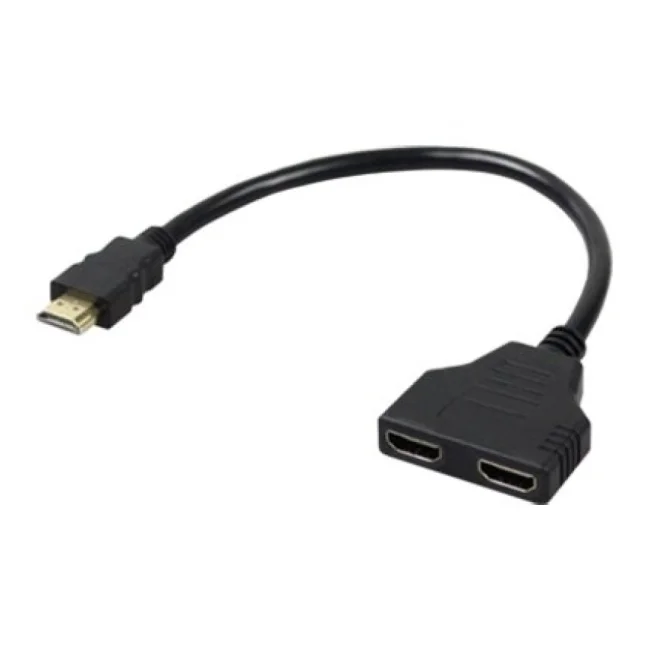 BRobotix 170422 cable HDMI 0.3 m HDMI Tipo A (Estándar) 2 x HDMI Negro image 3