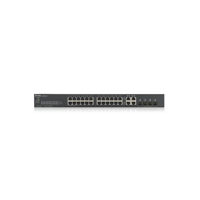 Zyxel GS1920-24V2 dispositivo de redes Gestionado Gigabit Ethernet (10/100/1000) Negro image 3
