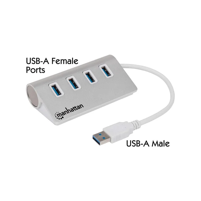 Manhattan Hub USB 3.0 SuperSpeed de 4 Puertos image 5