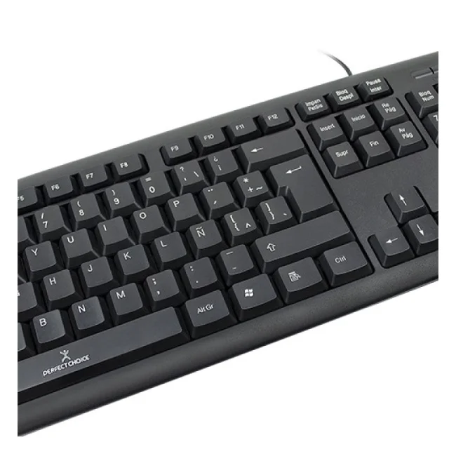 Perfect Choice PC-201038 teclado USB QWERTY Inglés Negro image 9