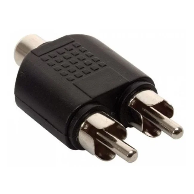 Steren 251-122 cambiadores de género de cables 2 x RCA RCA Negro