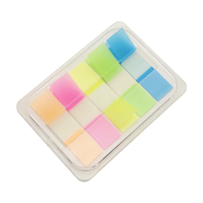 Nextep NE-051 separador Separador de libros flexible Azul, Verde, Naranja, Amarillo 100 pieza(s) image 4