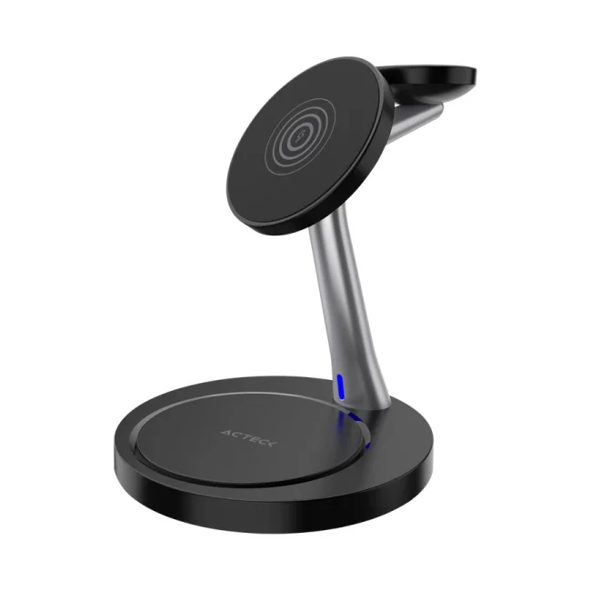 Acteck Energon S-Mate CI740 Audífonos, Smartphone, Reloj inteligente Negro USB Cargador inalámbrico Interior image 4