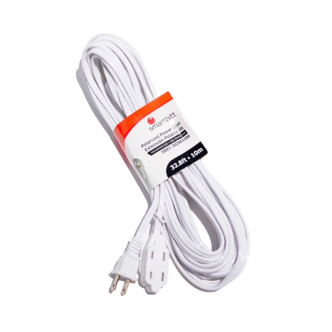 Smartbitt SBEC-DOM10M cable de alimentación Blanco 10 m Enchufe tipo A IEC Type A (5.5 mm, 2.1 mm) image 3