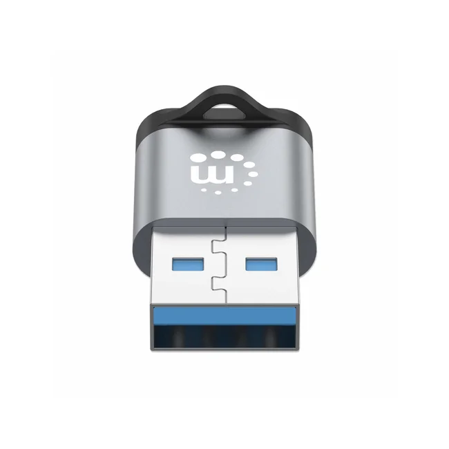 Manhattan 356305 cambiadores de género de cables USB-A USB-C Negro, Gris image 8