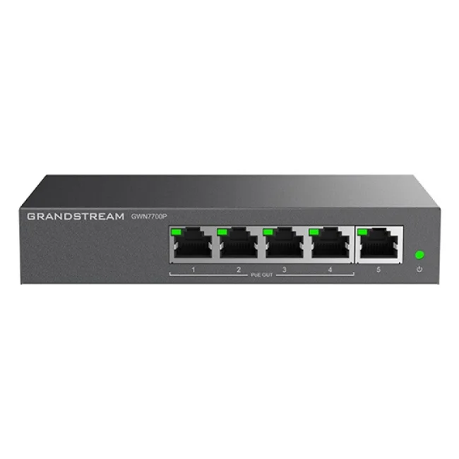 Grandstream Networks GWN7700P dispositivo de redes No administrado Gigabit Ethernet (10/100/1000) Energía sobre Ethernet (PoE) Negro image 6