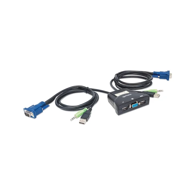 Manhattan Mini Switch KVM de 2 puertos image 7