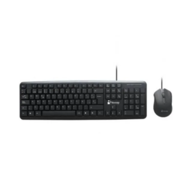 Nextep NE-416 teclado Ratón incluido USB Negro, Gris