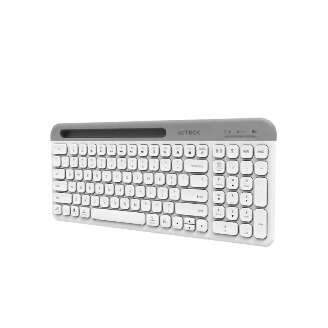 Acteck Creator Virtuos Silk MK720 teclado Ratón incluido Bluetooth Español Blanco image 7