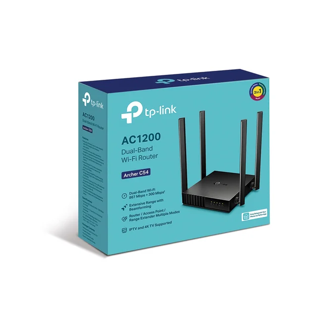 TP-Link Archer C50 V6 router inalámbrico Ethernet rápido Doble banda (2,4 GHz / 5 GHz) Negro, Blanco image 5