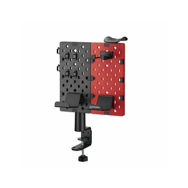 Manhattan Soporte de escritorio con tablero organizador perforado y porta accesorios image 3