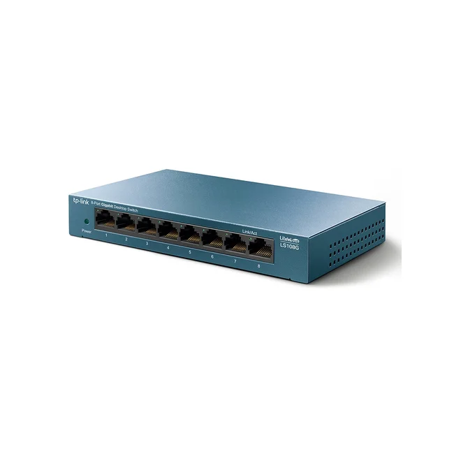 TP-Link LS108G dispositivo de redes No administrado Gigabit Ethernet (10/100/1000) Azul image 9