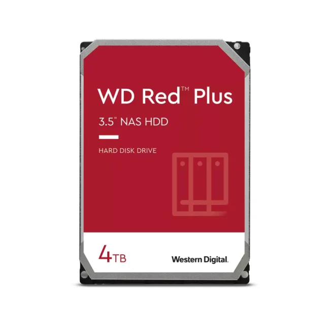 Western Digital Red Plus WD40EFPX disco duro interno 3.5" 4 TB Serial ATA III