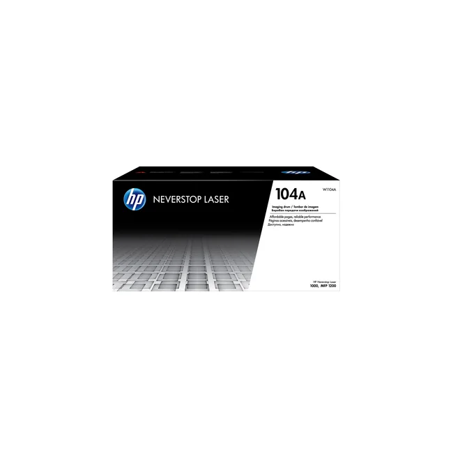 HP Tambor de creación de imágenes láser original 104A negro