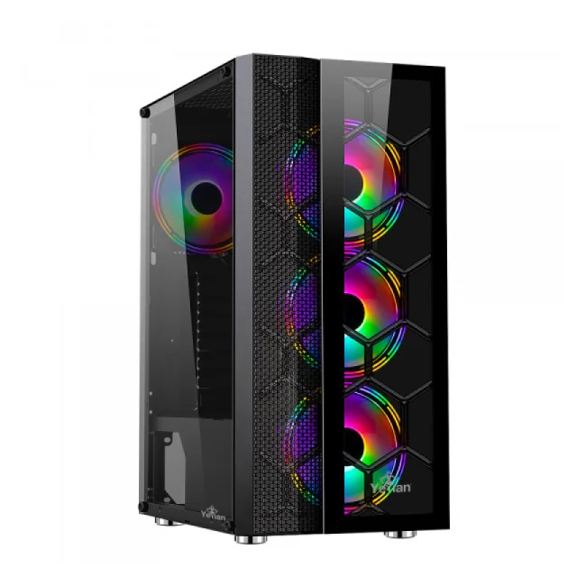 Yeyian YCH-7S3V-01BK gabinete de computadora Midi Tower Negro