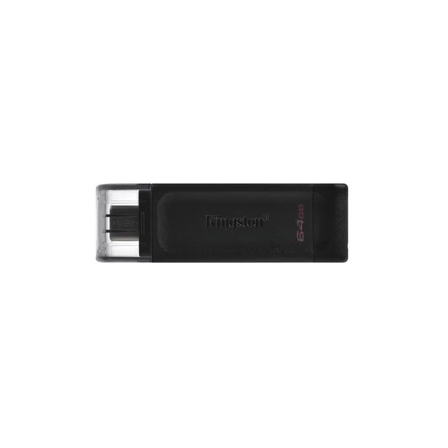 Kingston Technology DataTraveler 70 unidad flash USB 64 GB USB Tipo C 3.2 Gen 1 (3.1 Gen 1) Negro image 2