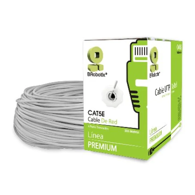 BRobotix 065740 cable de red Gris 305 m Cat5e U/UTP (UTP)