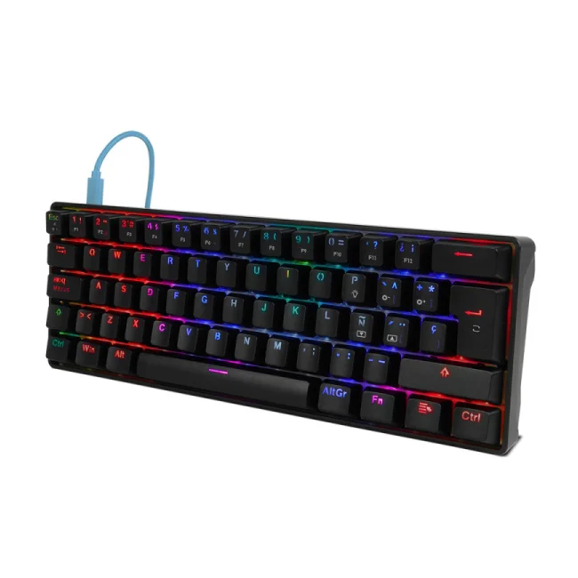 Game Factor KBG560 teclado USB QWERTY Español Negro image 9