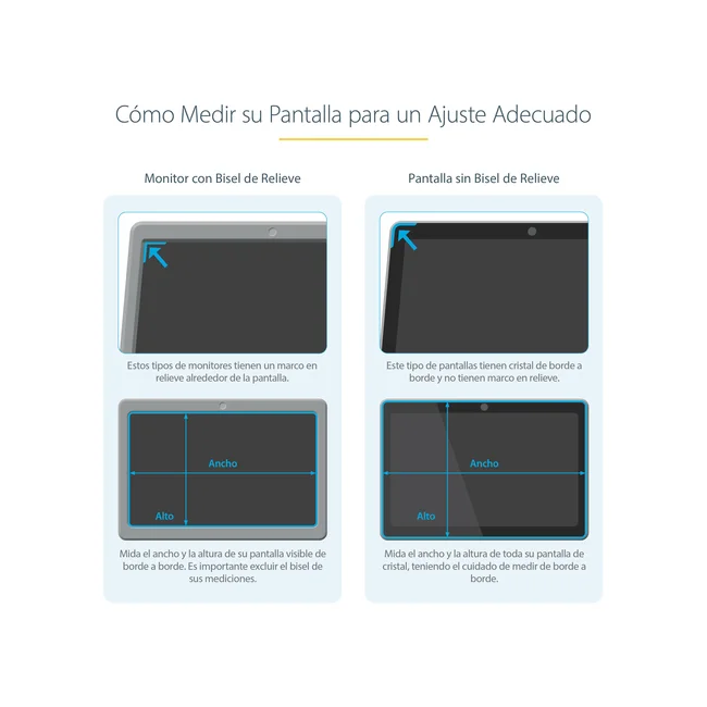 StarTech.com Filtro de Privacidad para Monitor de 19 Pulgadas - Pantalla de Privacidad para Reducir Luz Azul de Pantalla Ancha 16:10 - Mate/Brillante - Ángulo +/-30 Grados image 15