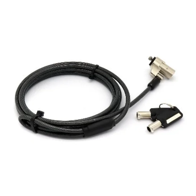Generic 764465 cable antirrobo Negro 1.8 m