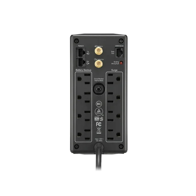 APC BX1000M-LM60 sistema de alimentación ininterrumpida (UPS) Línea interactiva 1 kVA 600 W 8 salidas AC image 9