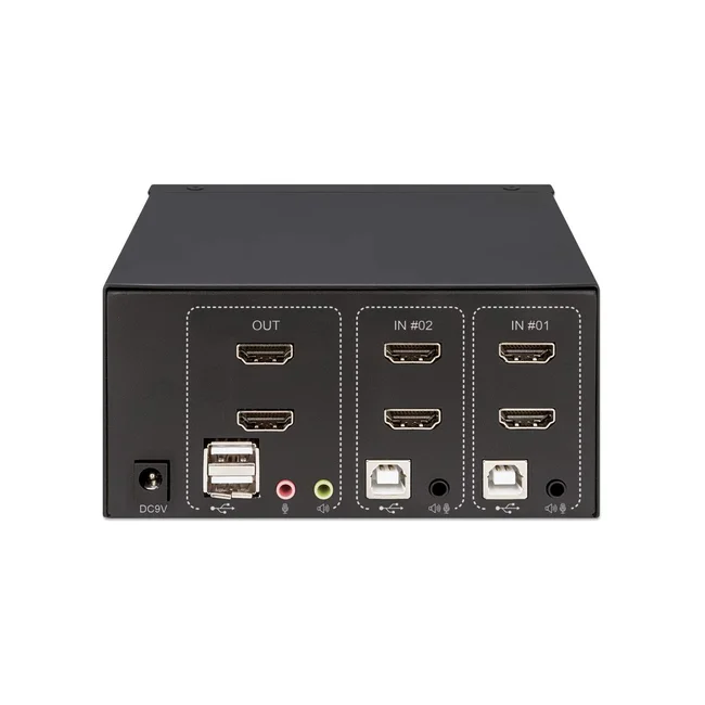 Manhattan Switch KVM HDMI de 2 puertos para dos monitores image 11