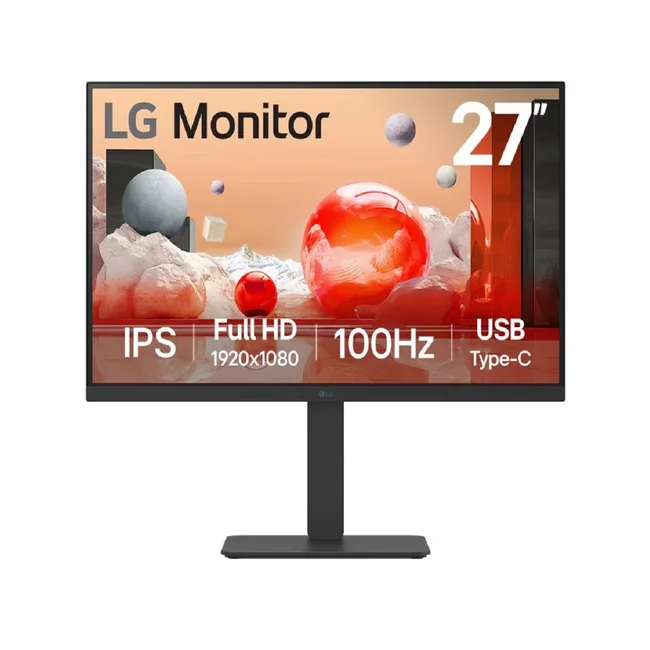 LG 27BA650-B monitor de computadora 68.6 cm (27") 1920 x 1080 Pixeles Full HD LCD Mesa Negro