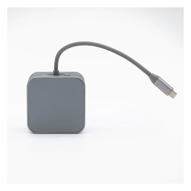 Getttech GHW-69401 nodo concentrador USB 3.2 Gen 1 (3.1 Gen 1) Type-C Negro, Plata image 6