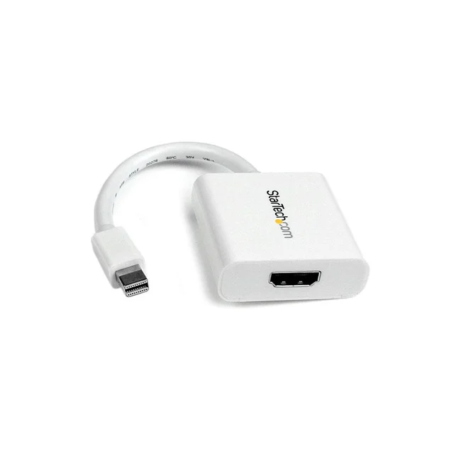 StarTech.com Adaptador Convertidor de Video Mini DisplayPort DP a HDMI - 1920x1200 - Pasivo - Blanco