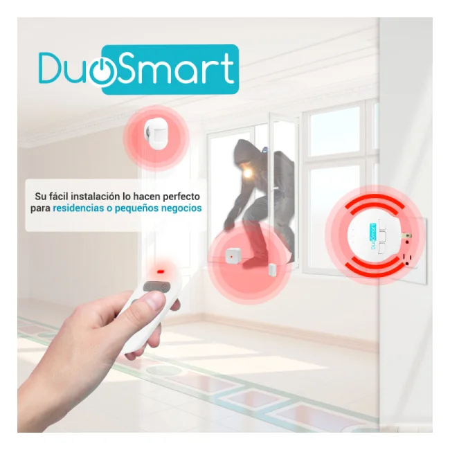 DuoSmart C20 sistema de alarma de seguridad Wifi Blanco image 8
