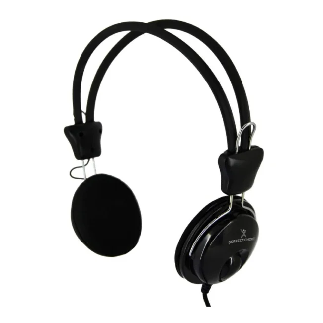 Perfect Choice PC-113171 audífono y auriculare Auriculares Alámbrico Diadema Llamadas/Música Negro