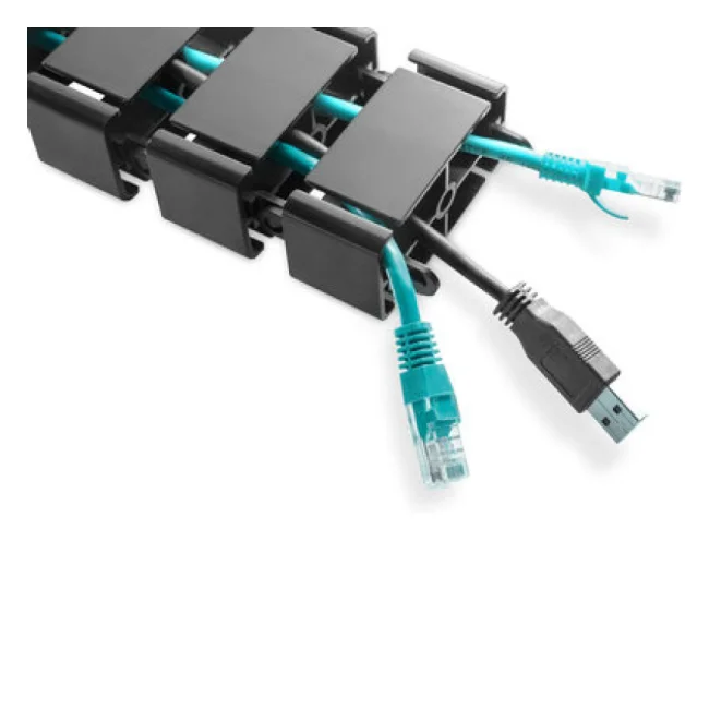 BRobotix ORGANIZADOR DE CABLES EN VERTICAL ARTICULADO NEGRO image 6
