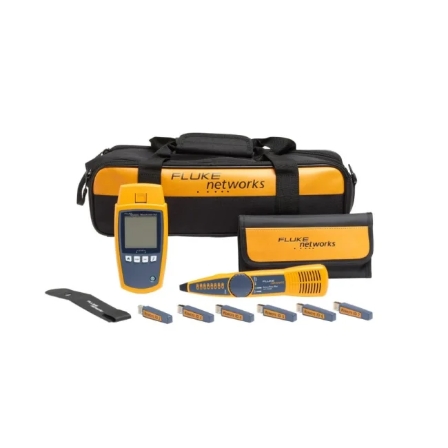 Fluke MicroScanner PoE Examinador PoE Negro, Azul, Amarillo