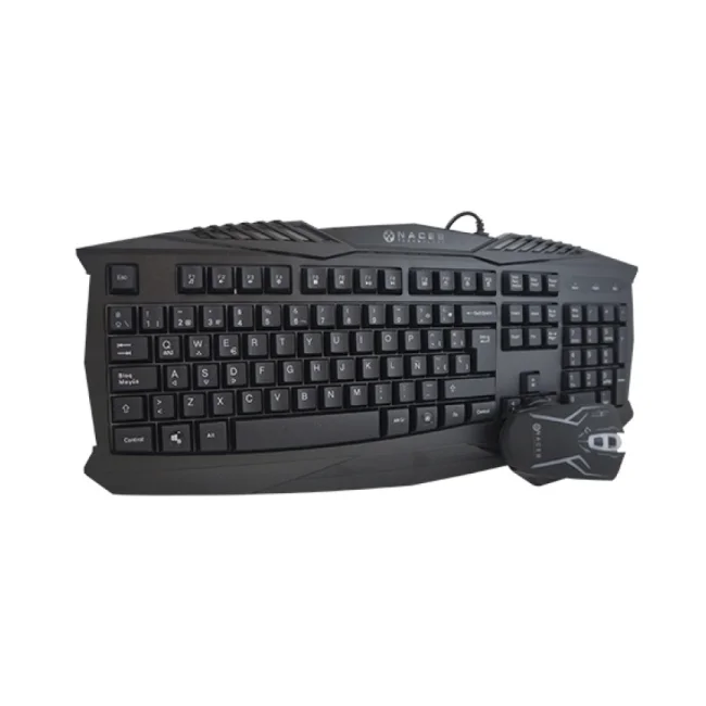 Naceb Technology NA-617 teclado Ratón incluido USB Negro image 3
