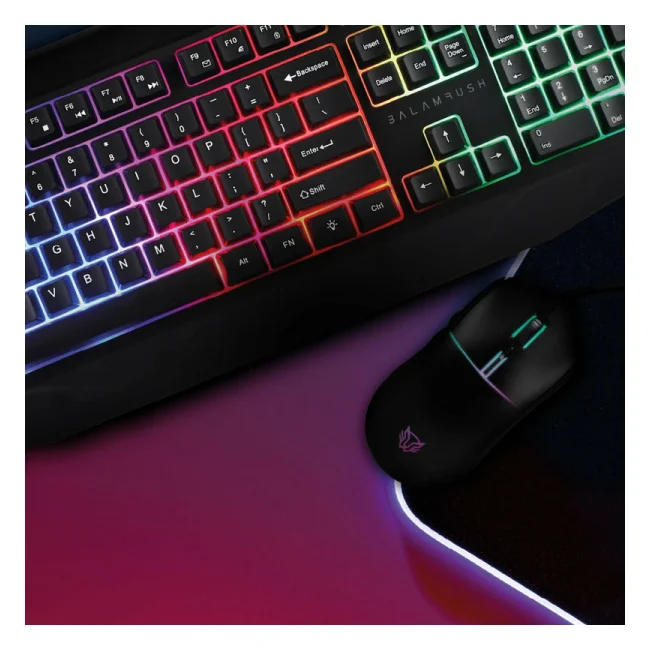 Balam Rush Squad Master KTM333 teclado Ratón incluido USB Español Negro image 17