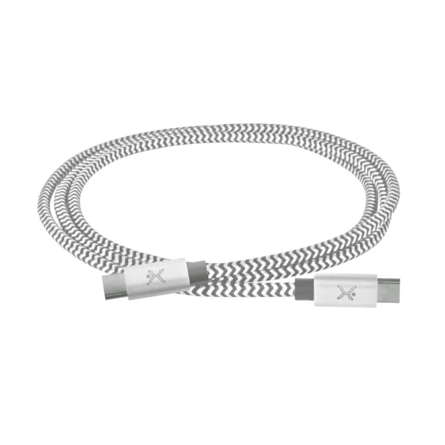 Perfect Choice PC-101697 cable USB 1 m USB 2.0 USB C Blanco, Gris
