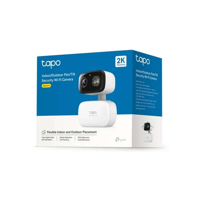 TP-Link Tapo C216 Caja Cámara de seguridad IP Interior 2304 x 1296 Pixeles Techo/Pared/Escritorio image 7