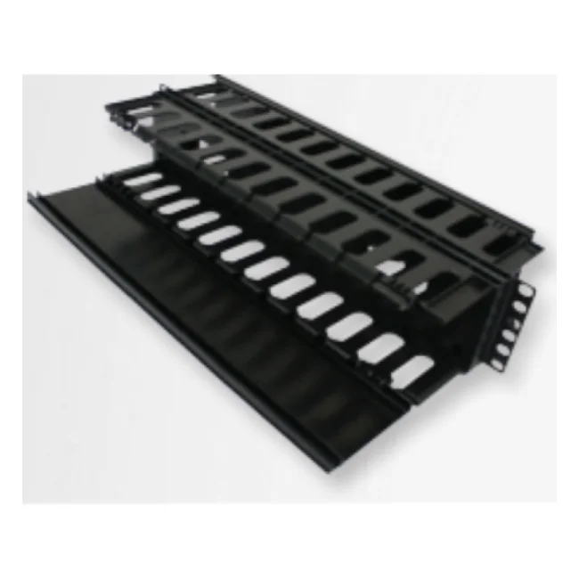 SBE Tech SBE-OH2URD organizador de cables Pared Bandeja de cables Negro 1 pieza(s)