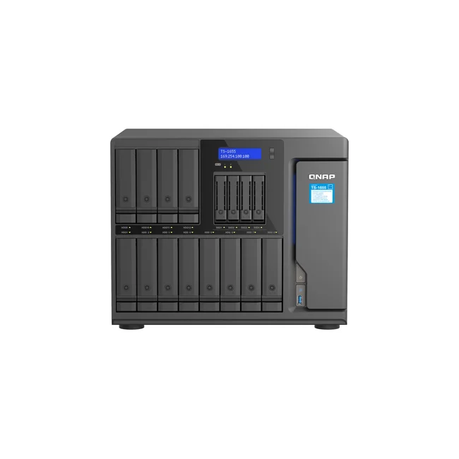 QNAP TS-1655 NAS Tower Intel Atom® C5125 8 GB DDR4 0 TB QNAP Turbo System Negro