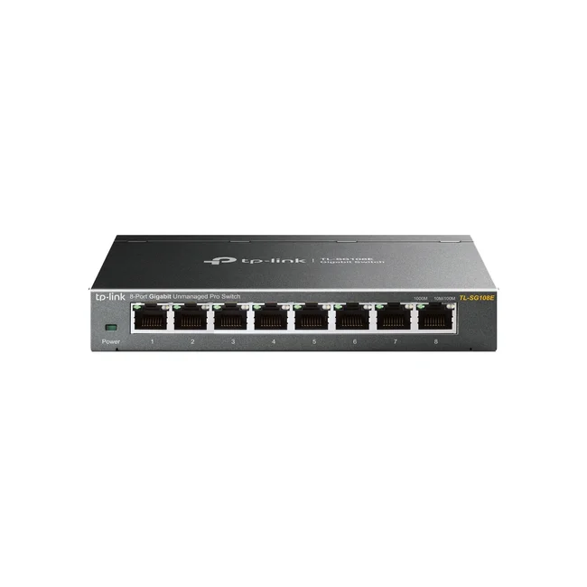 TP-Link TL-SG108E dispositivo de redes Gestionado L2 Gigabit Ethernet (10/100/1000) Negro image 5