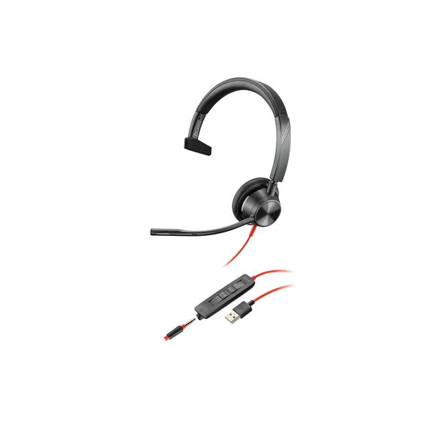 HP Poly Auriculares USB-A Poly Blackwire 3315 image 6