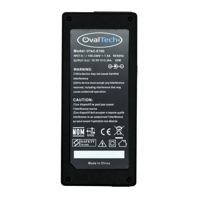 Ovaltech OTAC-E76D adaptador e inversor de corriente Interior 65 W Negro image 4