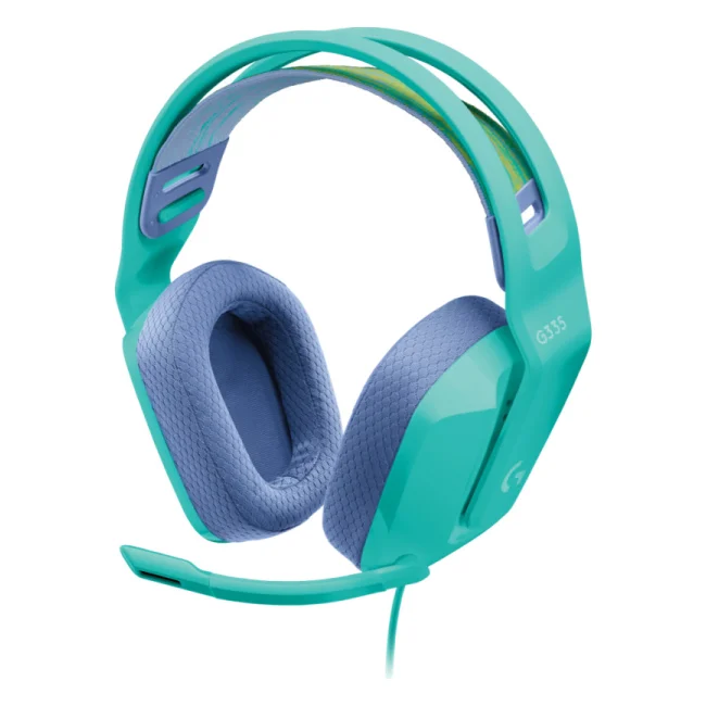 Logitech G G335 Auriculares Alámbrico Diadema Juego Color menta