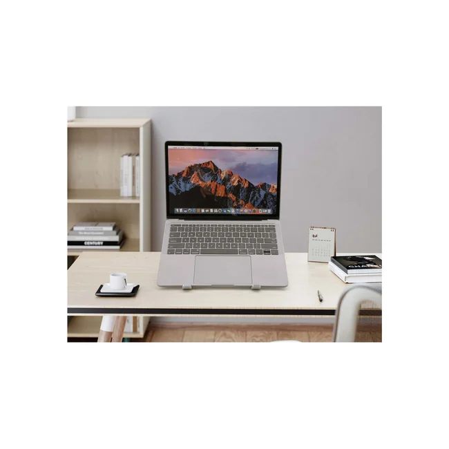 Manhattan Soporte ergonómico, plegable en siete posiciones, para laptops y otros dispositivos de hasta 15.6" y 5 kg (11 lbs.), ligero, aluminio de alta calidad, ventilado, color plateado image 10