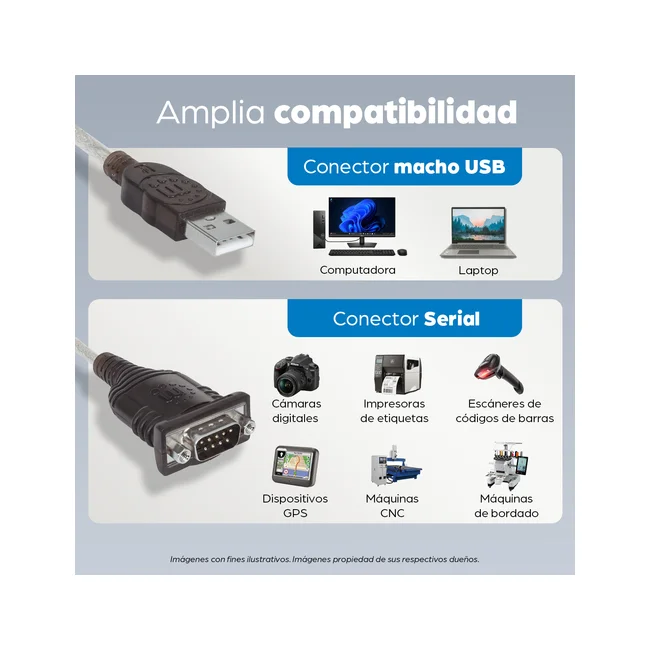 Manhattan Convertidor de USB a Puerto Serial image 11