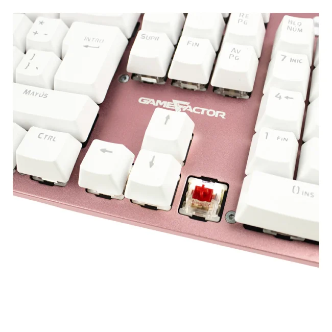 Game Factor KBG400-PK teclado USB QWERTY Español Rosa image 7