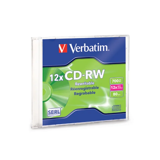Verbatim 12 x CD-RW 700 MB 12x 1 pieza(s)