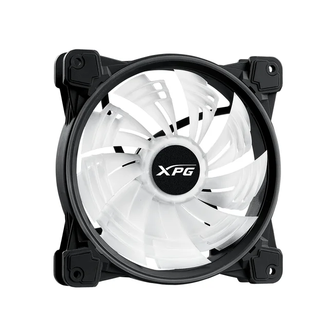XPG HURRICANE140ARGBPWM-BKCWW sistema de refrigeración de computadora Gabinete de la computadora Ventilador 14 cm Negro, Blanco