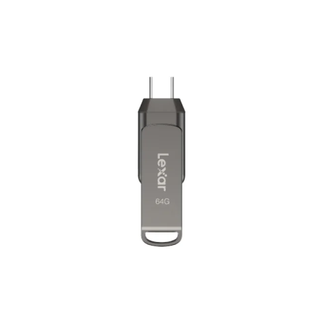 Lexar JumpDrive Dual Drive D400 unidad flash USB 64 GB USB Type-A / USB Type-C 3.2 Gen 1 (3.1 Gen 1) Plata image 2
